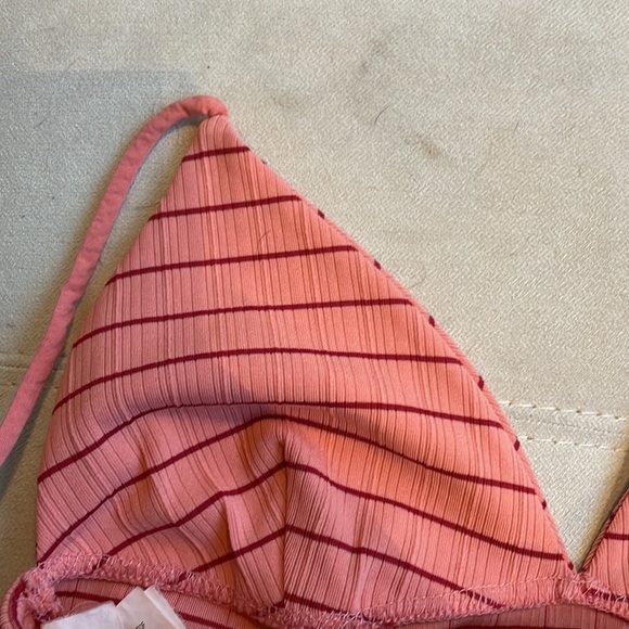 Zara striped crop top pink/red - Picture 4 of 4